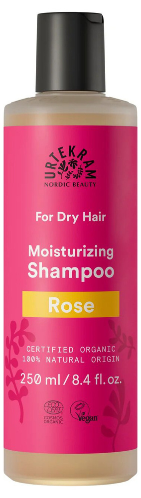 Urtekram Органический шампунь для сухих волос Роза 250 мл #1