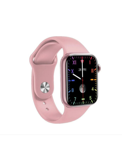 Смарт-часы Musson Smart Watch M16 Plus, умные часы, водонепроницаемые (розовый)  #1