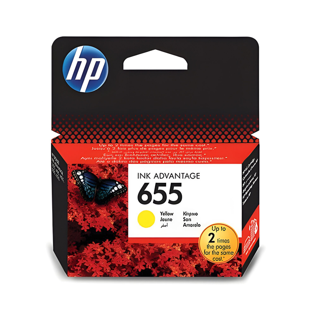 Картридж струйный HP (CZ112AE) Deskjet Ink Advantage 3525/5525/4515/4525 №655, желтый,  #1