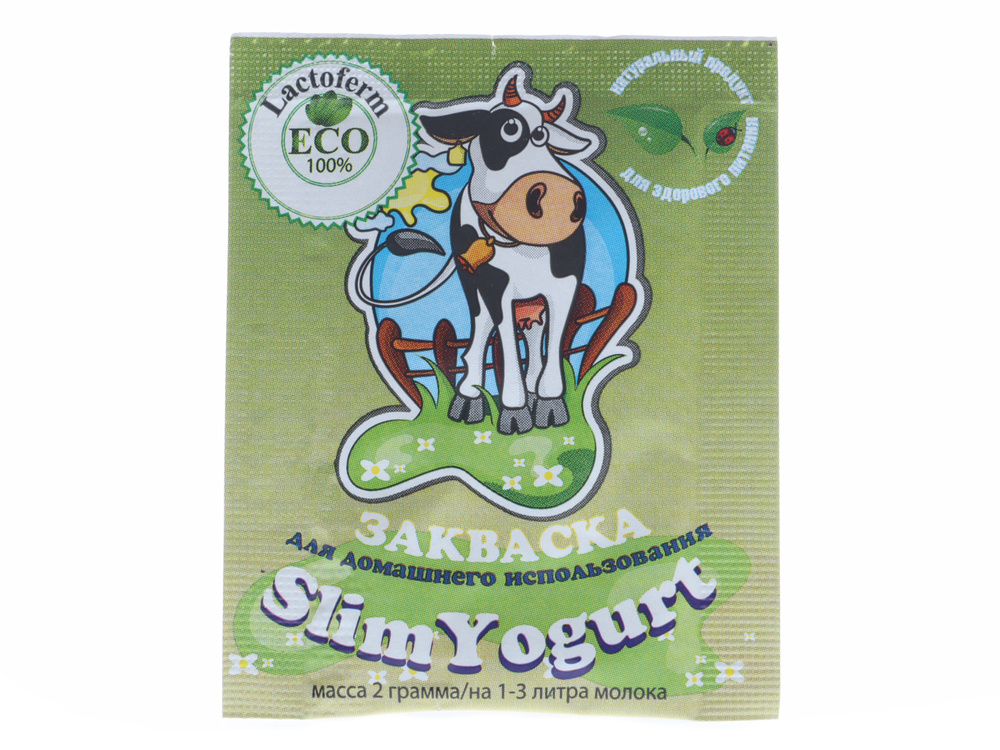 Закваска SlimYogurt Lactoferm ECO (пакет 2 гр.) - 5 шт. #1