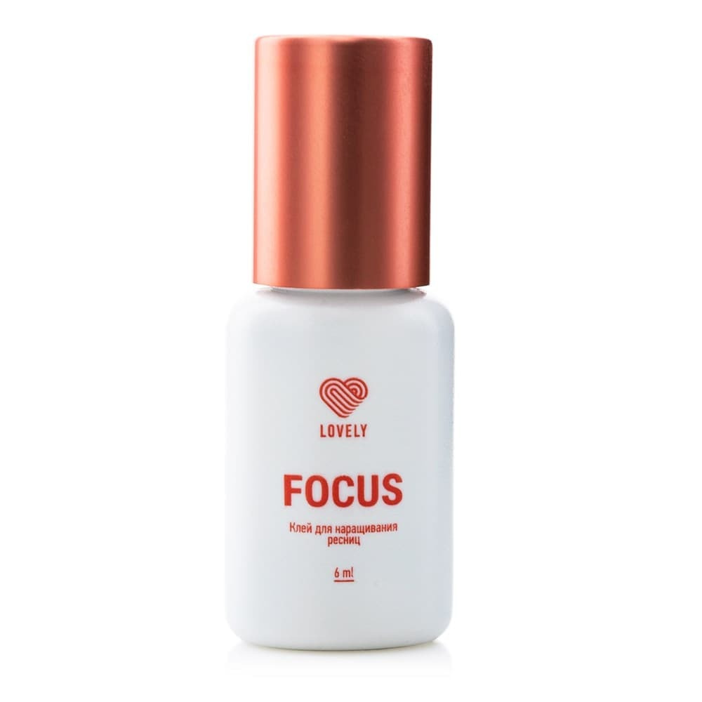 Lovely: Клей для наращивания ресниц черный Focus 6мл #1