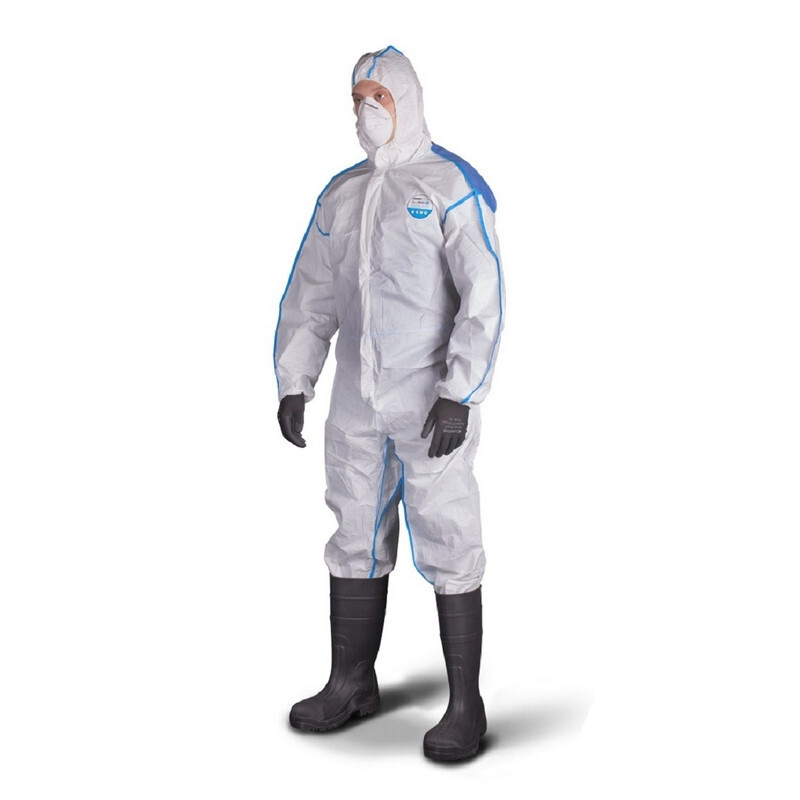 Комбинезон одноразовый с капюшоном Lakeland MicroMAX NS CoolSuit, белый ...