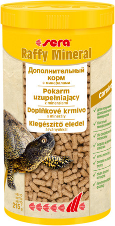Корм для рептилий Sera Raffy Mineral для водных черепах, 250 гр #1