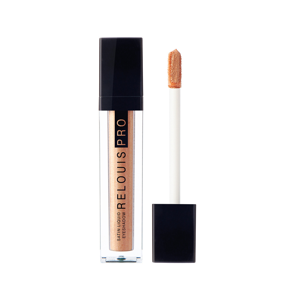 Relouis Тени для век жидкие сатиновые PRO Satin Liquid Eyeshadow тон:27 Bridal Peach  #1