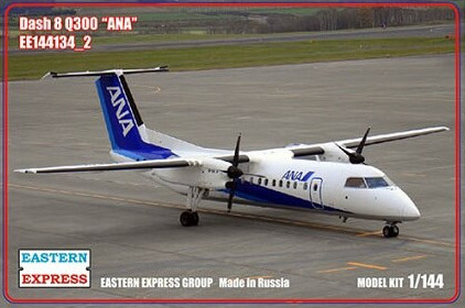 Сборная модель Восточный Экспресс ЕЕ144134_2 Dash 8 Q300 ANA Масштаб 1/144  #1