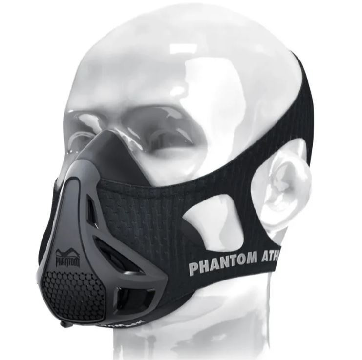 Мини-тренажер Тренировочная маска phantom training mask / Маска для бега / Спортивный инвентарь для фитнеса #1