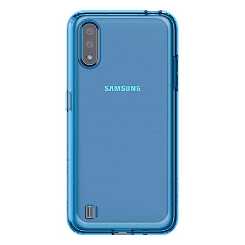 Накладка силикон Araree M Cover для Samsung Galaxy M01 M015 2020 Синий #1