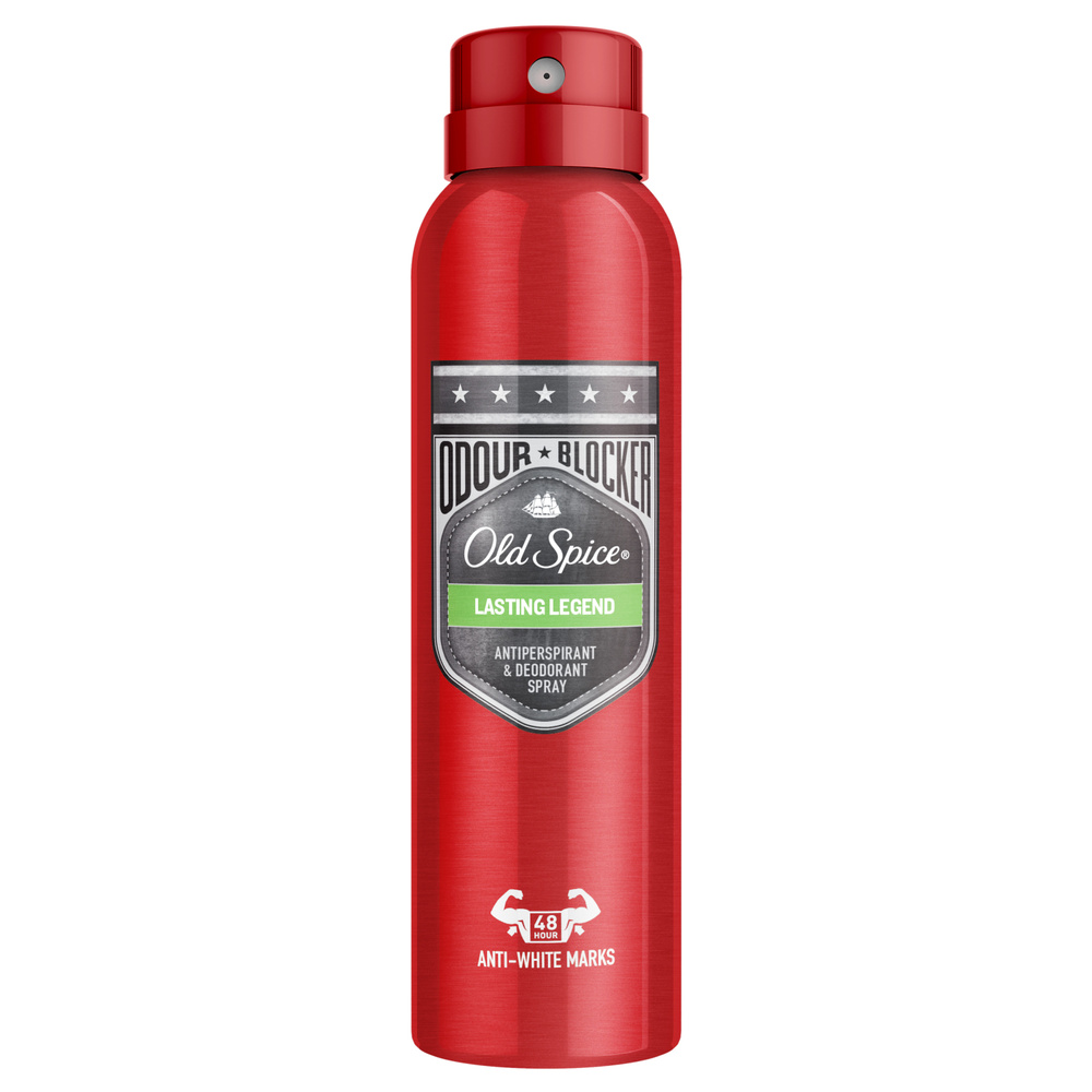 Дезодорант-антиперспирант аэрозольный Old Spice Odour Blocker Lasting Legend, 150 мл  #1