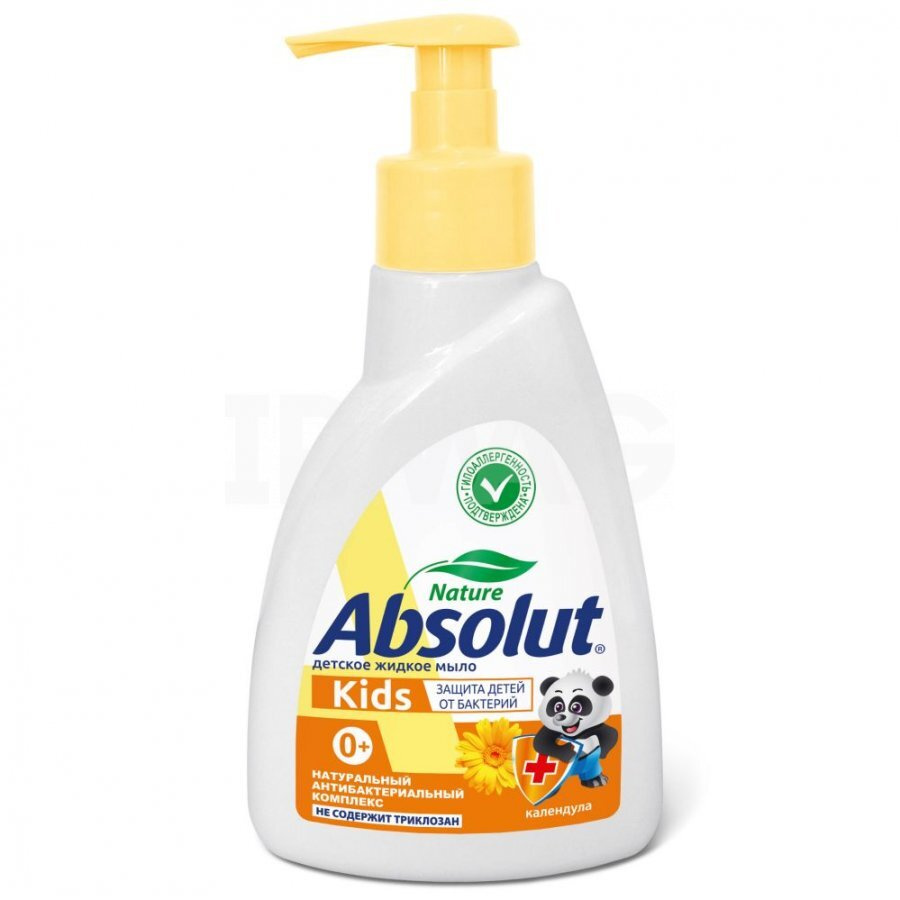 Абсолют Антибактериальное Жидкое мыло Absolut Kids календула 250 г  #1