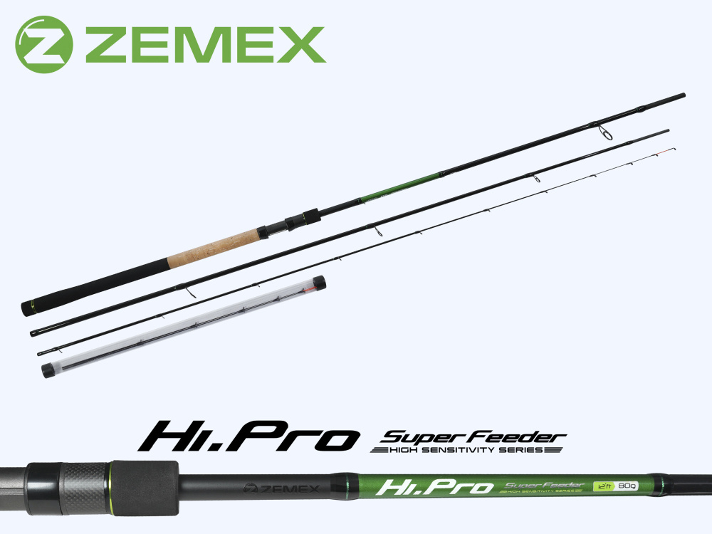 Удилище фидерное ZEMEX HI-PRO Super Feeder 13 ft - 140 g #1