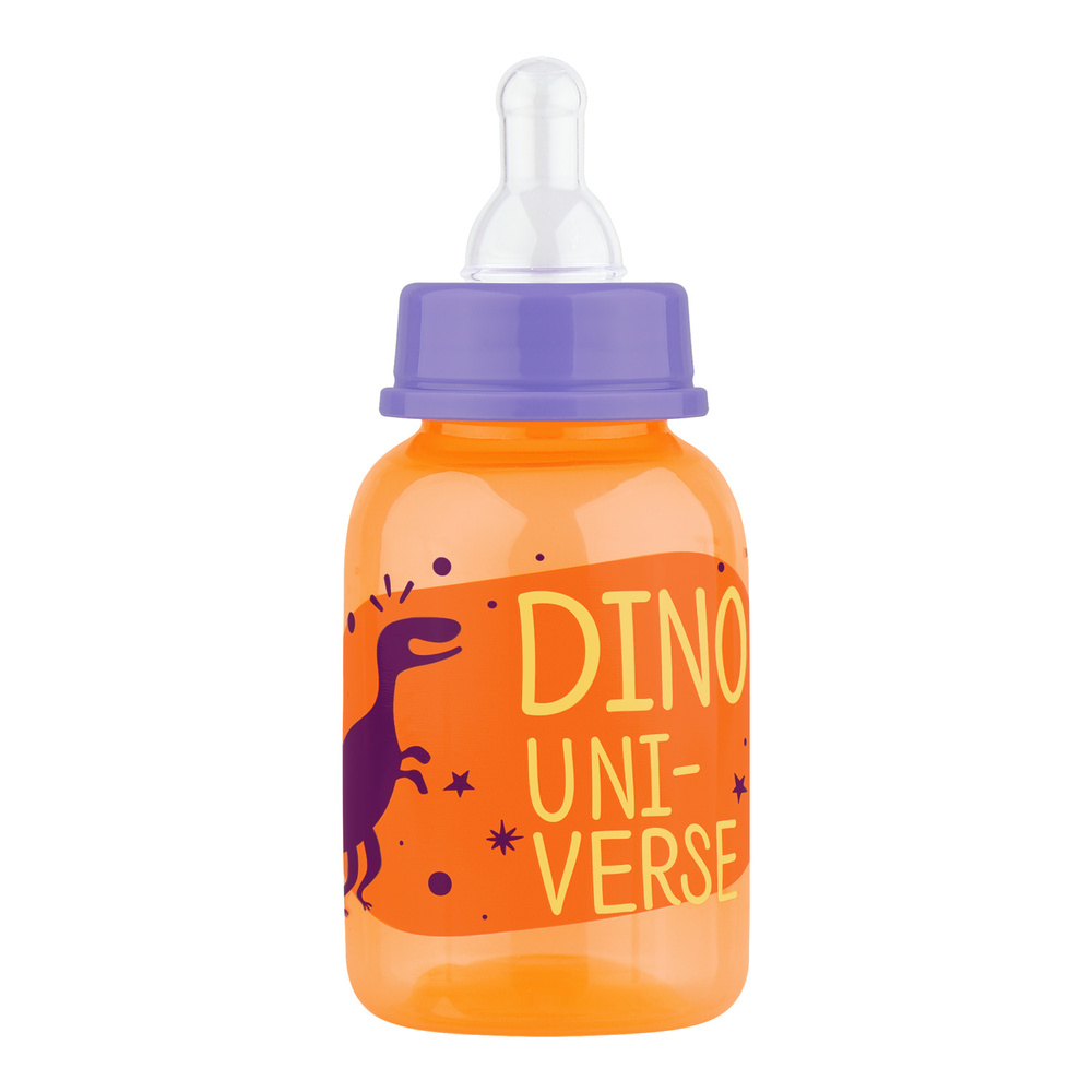 Бутылочка детская Lubby с силиконовой соской 125 мл. от 0 месяцев для новорожденных и малышей, 0+, аксессуары #1