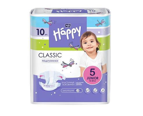 Подгузники Bella happy classic 5 junior 12-25 кг, 10 шт #1