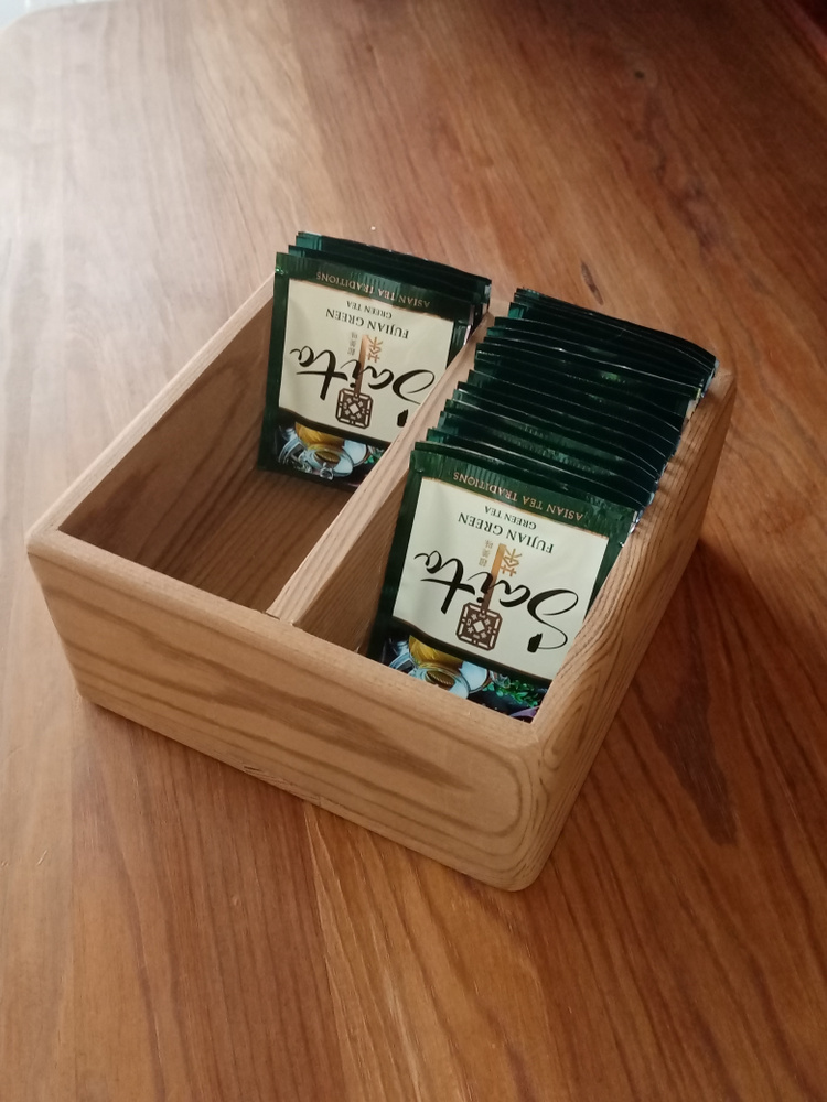 Коробка для чайных пакетиков, 15х15х7 см #1