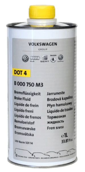 Жидкость тормозная Brake Fluid DOT-4 (1л) Vag B000750M3 #1