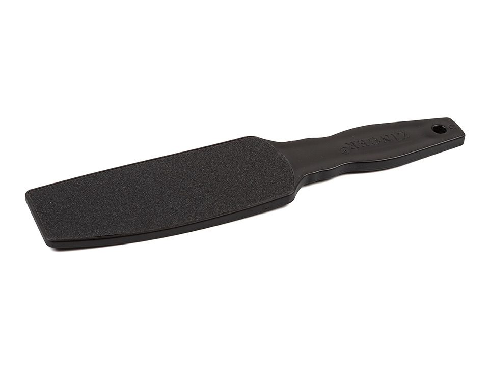 Zinger Терка для ног абразивная двусторонняя (RA-81 Black), педикюрный инструмент от мозолей и натоптышей #1