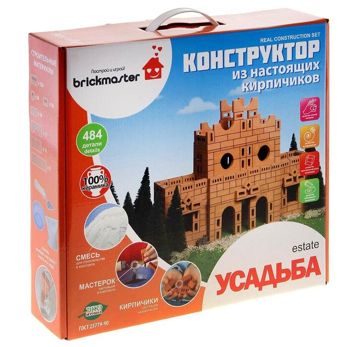 Конструктор керамический "Усадьба", 484 детали #1