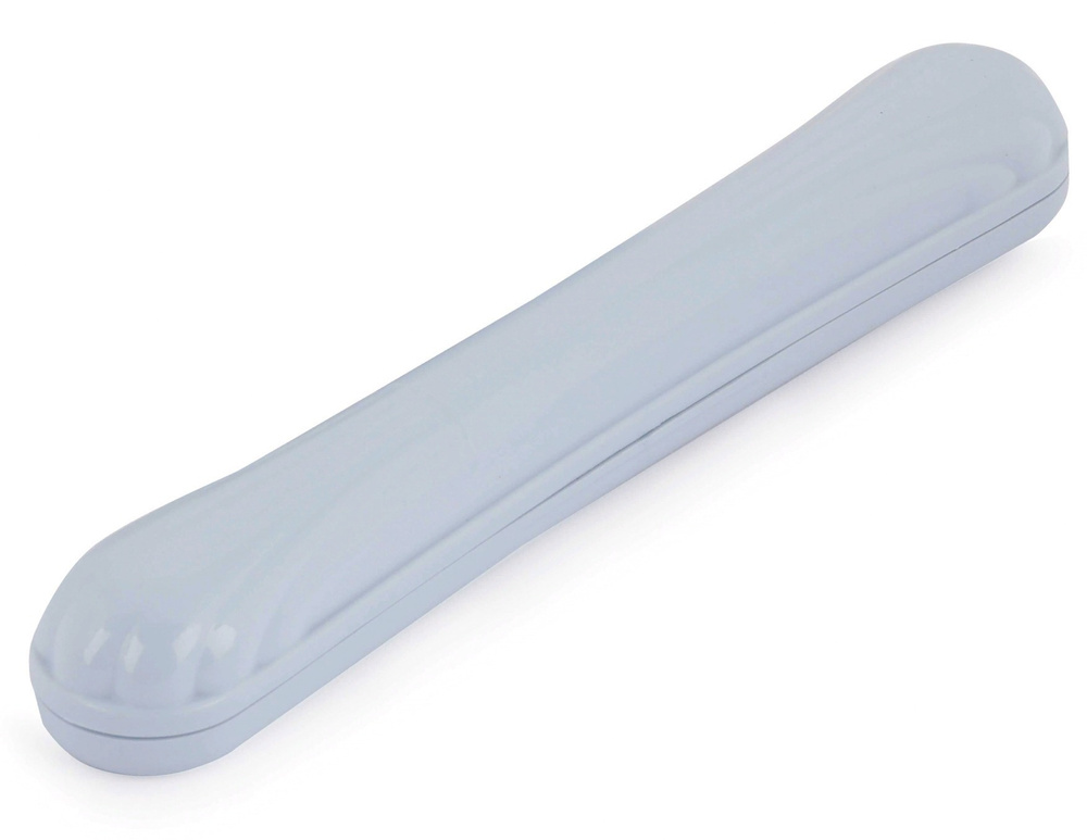 Футляр для зубной щетки Альтернатива пластик светло-синий 205х37х33мм  #1