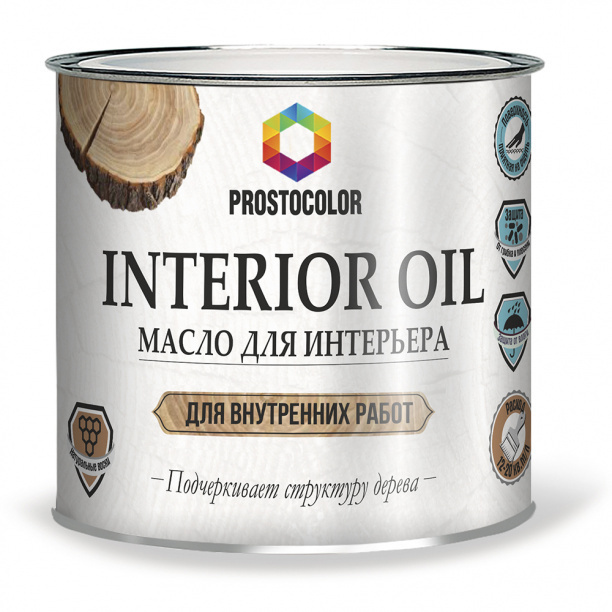 Масло для интерьера Interior PROSTOCOLOR Oil 2,2 л палисандр #1