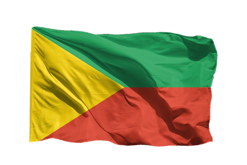 Флаг Забайкальского края на шёлке, 70х105 см для ручного древка  #1