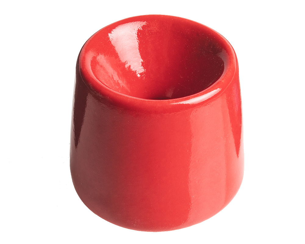 Чернильница непроливайка фарфоровая, цвет красный #1
