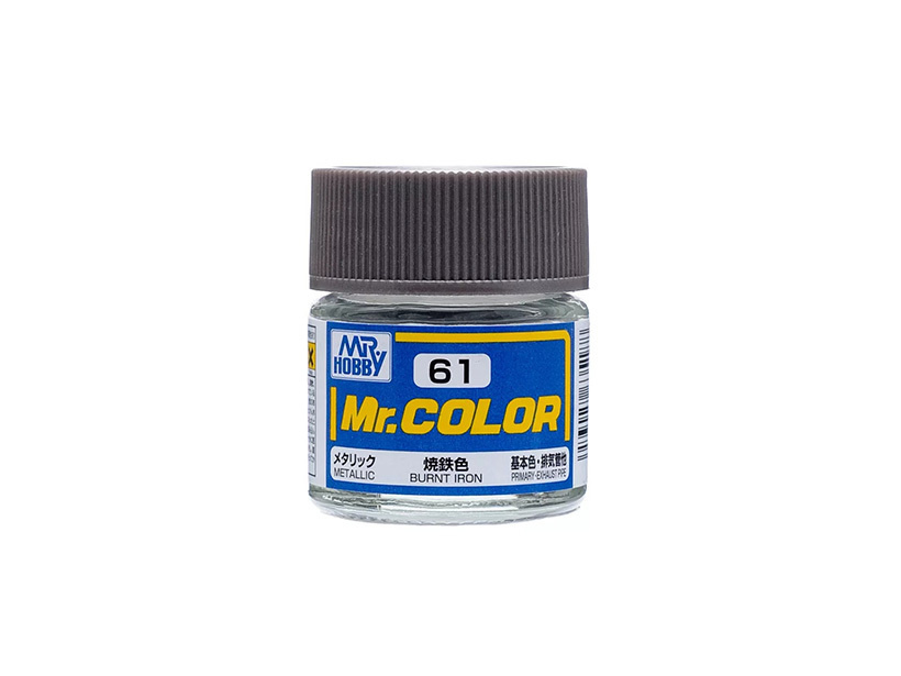 Mr.Color Краска эмалевая цвет Жженый металл металлик, 10мл #1