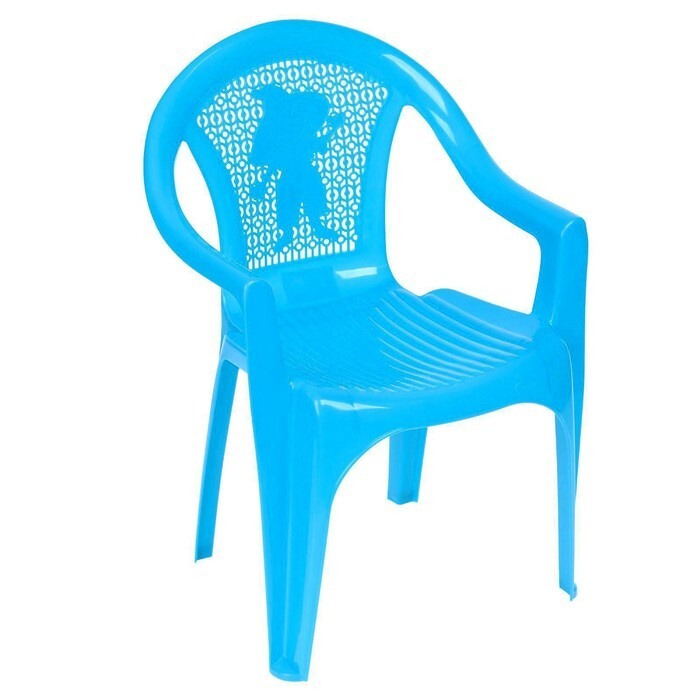 Кресло детское, 380х350х535 мм, цвет голубой #1