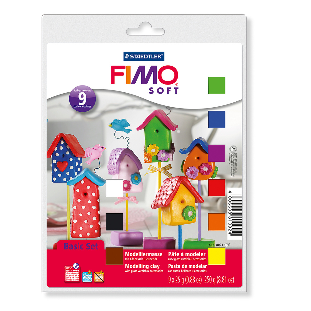Набор полимерной глины Fimo soft Basic set #1