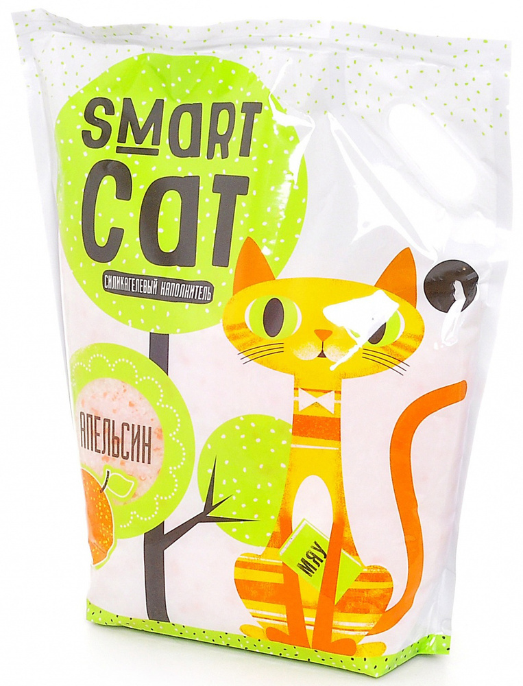 Smart Cat Силикагелевый наполнитель с ароматом апельсина, 7,6л, 3.32 кг  #1