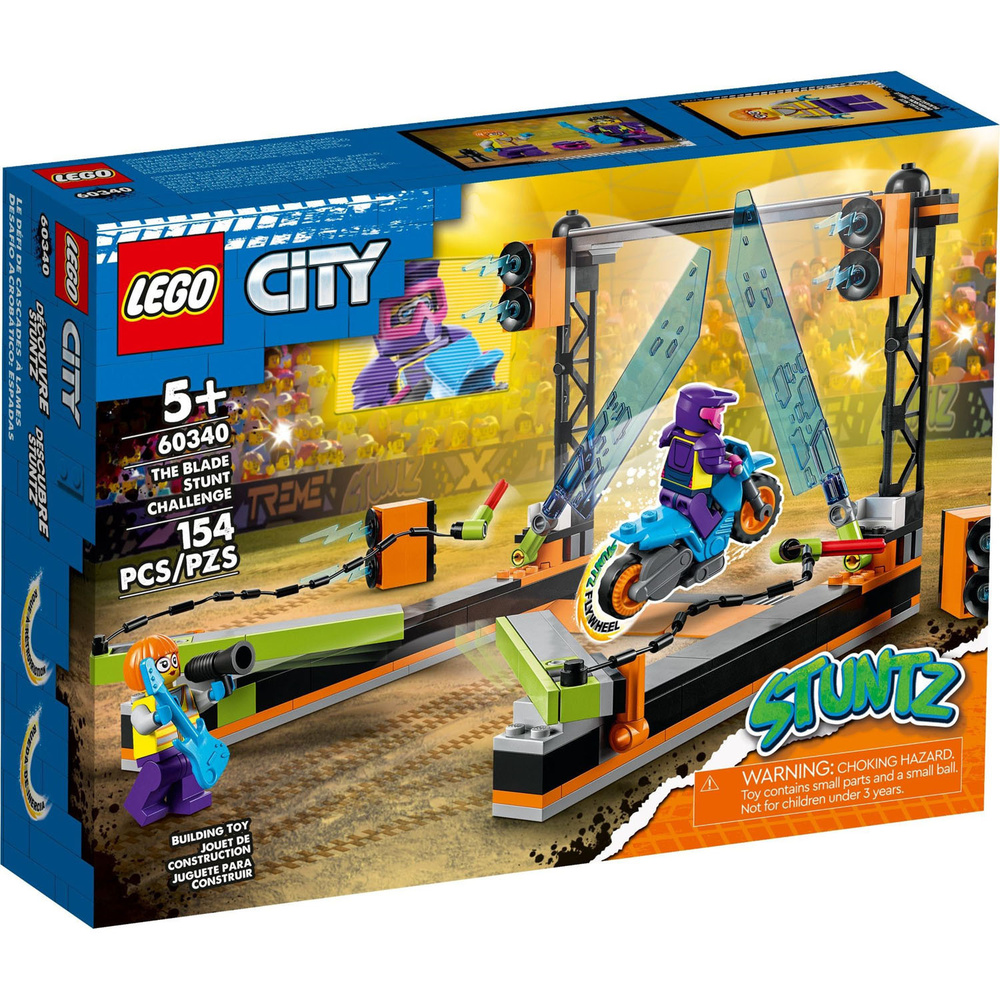 Конструктор LEGO CITY 60340 Трюковое испытание Клинок, 154 детали, 5+  #1