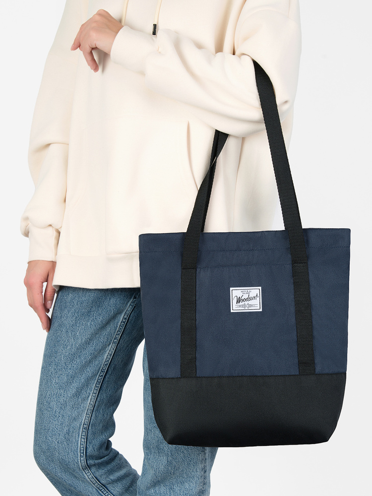 Сумка на плечо шоппер MONTANA хозяйственная сумка от WOODSURF женская мужская школьная  #1