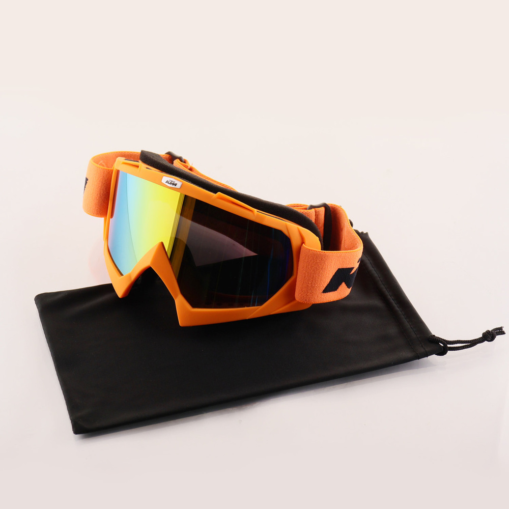 Очки защитные для мотоспорта, горнолыжного спорта, сноубординга, экстремального спорта "KTM" (оранжевый, #1