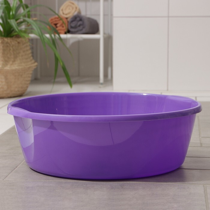 Таз круглый, 20 л, цвет , 1 шт. - купить по низкой цене в интернет ...