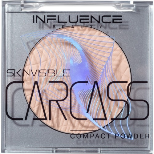 Influence Beauty Skinvisible carcass Пудра для лица Тон 02 Нежно-розовый компактная  #1