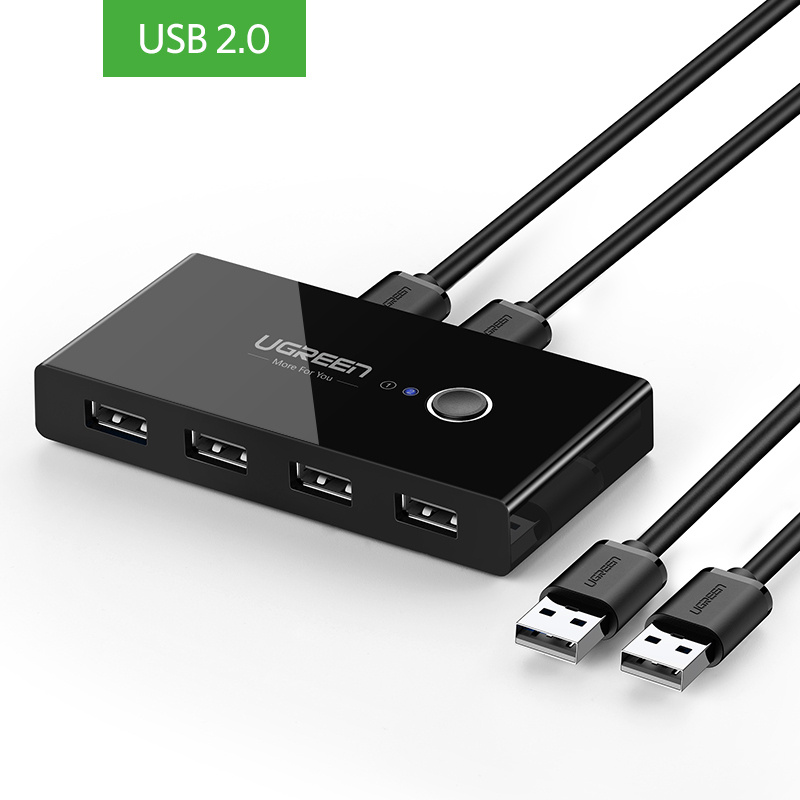 Разветвитель портов с переключателем Ugreen, 4 х USB 2.0 (30767) #1