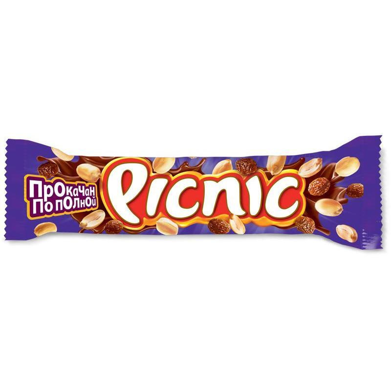 Шоколадный батончик Picnic 38 г #1