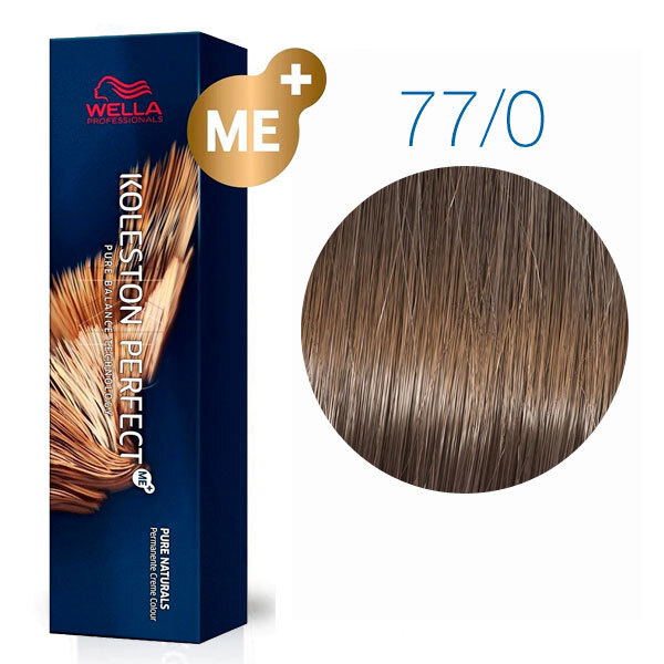 Wella Professionals Koleston Perfect Me+ Pure Naturals Краска для волос 77/0 Блонд интенсивный натуральный #1