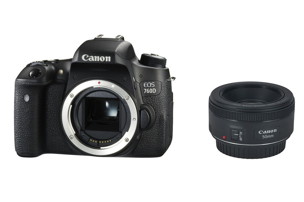 Фотоаппарат Canon 760d kit 50MM STM #1