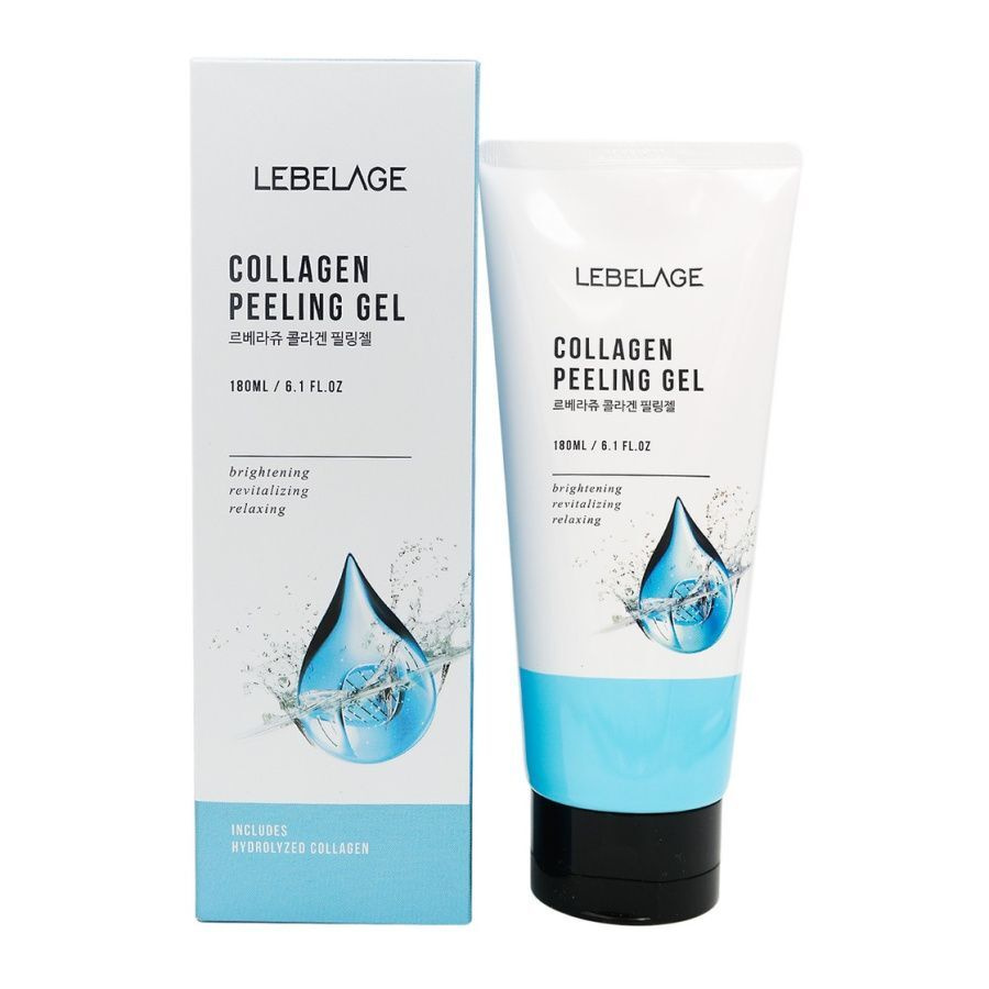 Lebelage Пилинг-гель для лица с коллагеном, Collagen Peeling Gel, 180 мл  #1