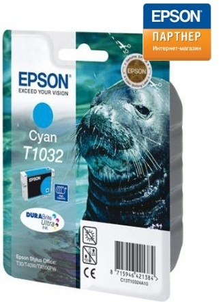 Epson Картридж, оригинал, Голубой (cyan), 1 шт #1