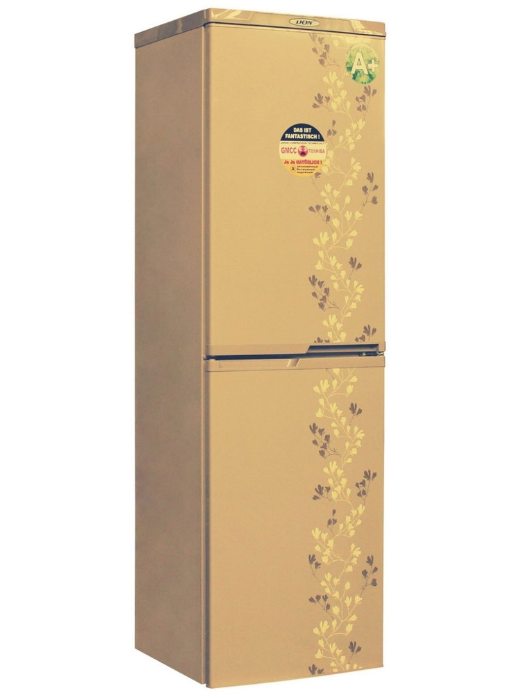 Холодильник DON R-296 ZF золотой цветок 349л #1