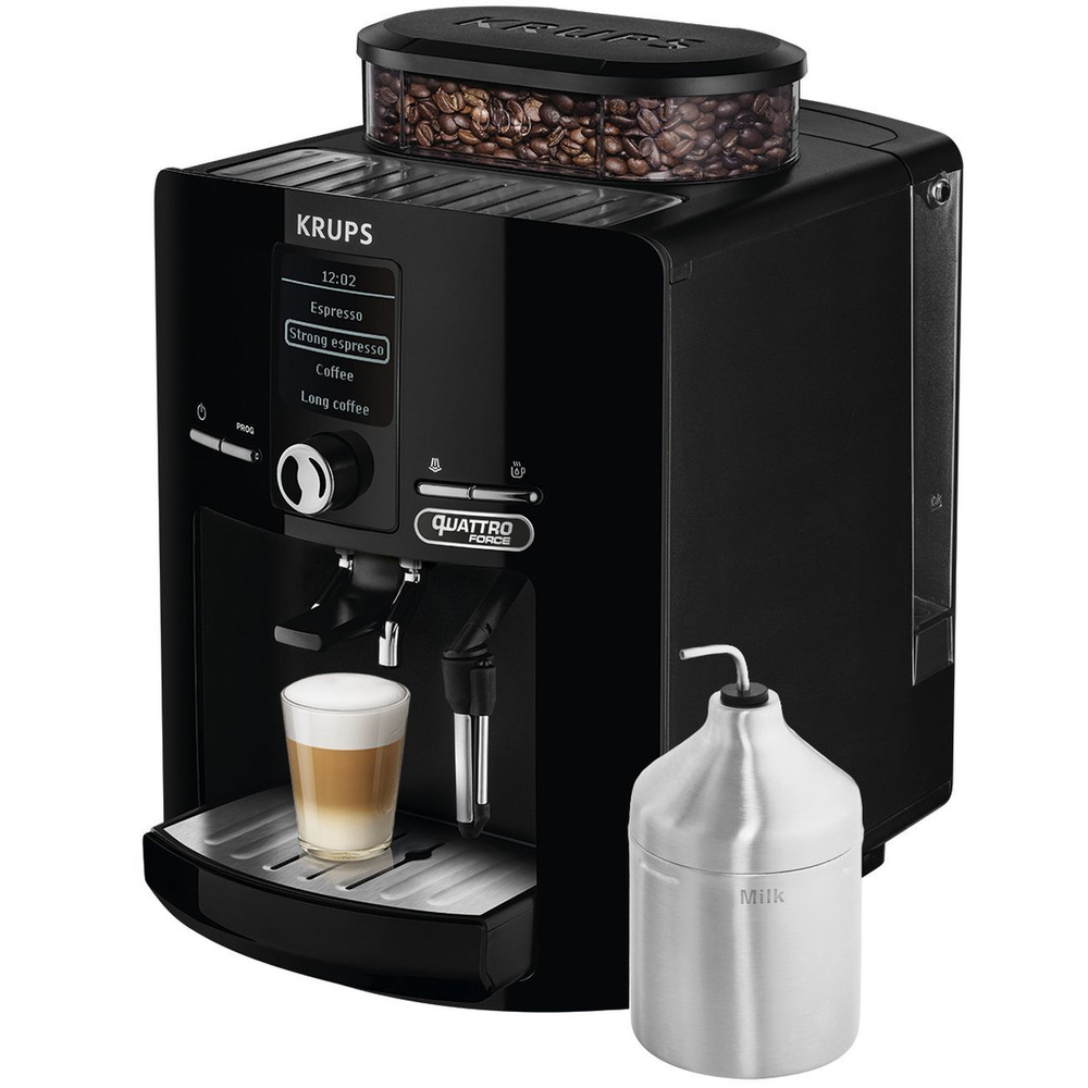 Krups Автоматическая кофемашина Quattro Force EA82F010, черный #1