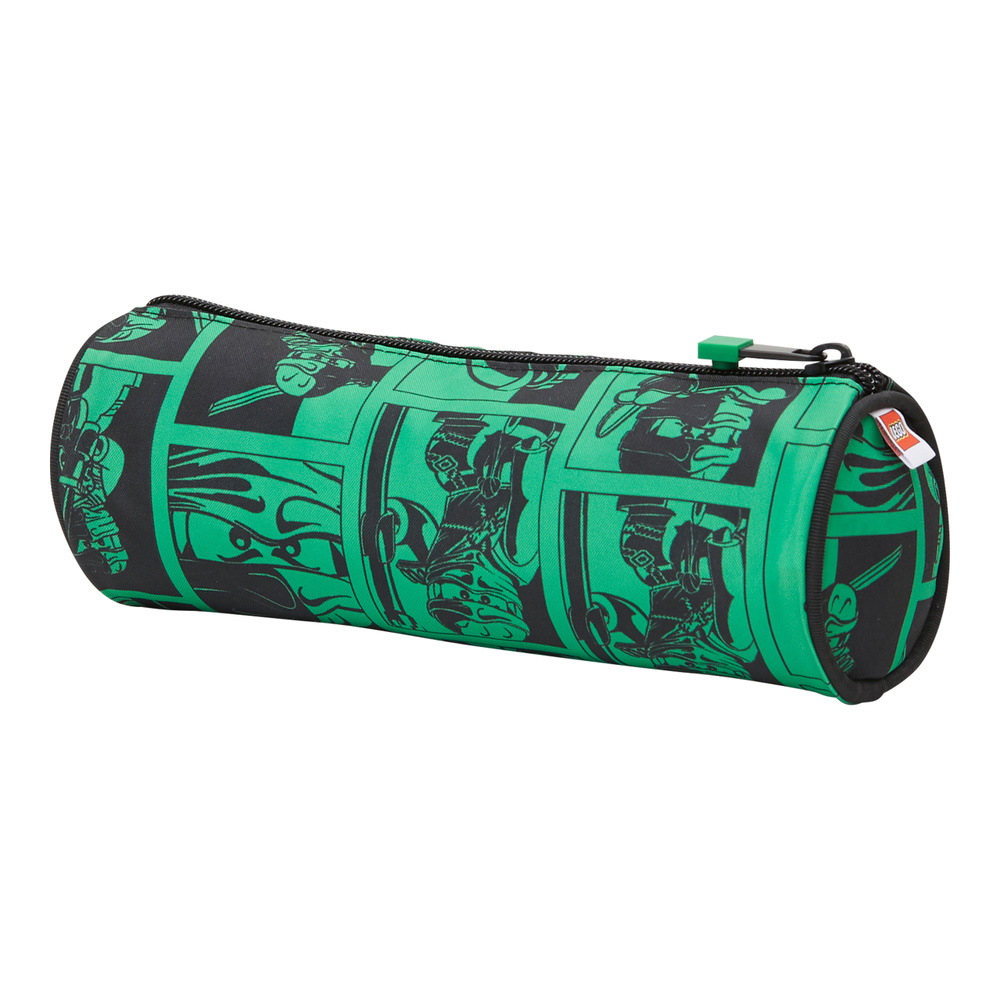 Пенал LEGO Round Pencil Roll NINJAGO, Green #1