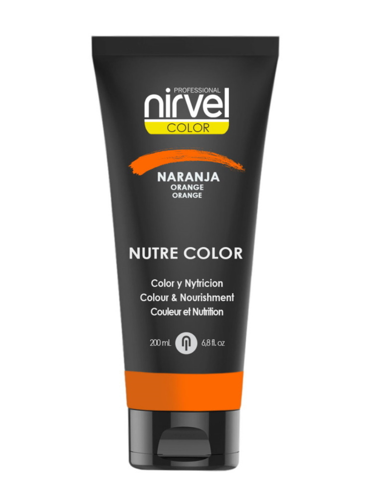 NIRVEL PROFESSIONAL Гель-маска NUTRE COLOR для тонирования волос оранжевая 200 мл  #1