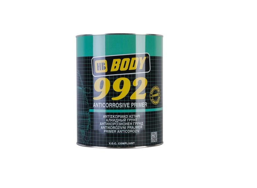 Грунт антикоррозионый Body 992 1К черный 1 кг #1