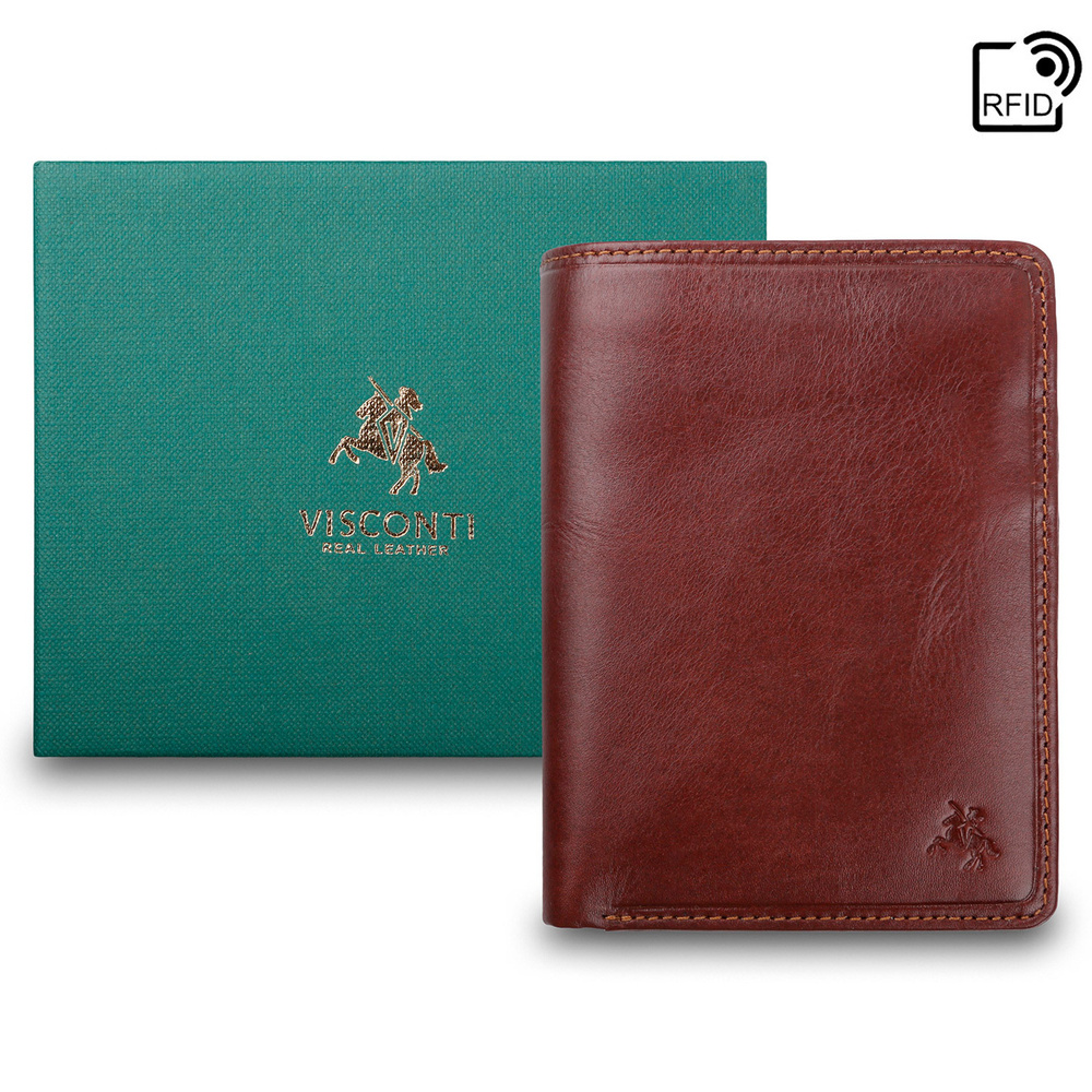 Портмоне Visconti Real Leather TSC44 Tan #1