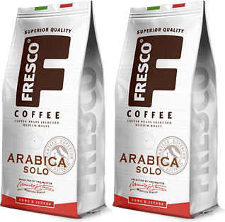 Кофе Fresco Arabica Solo в зернах 1 кг, комплект: 2 упаковки по 1 кг  #1