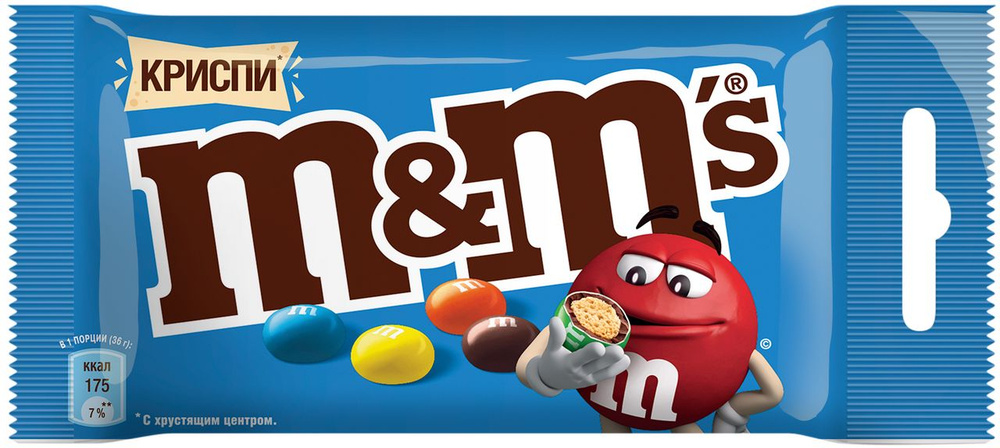 Драже M&M's криспи, 36 г #1