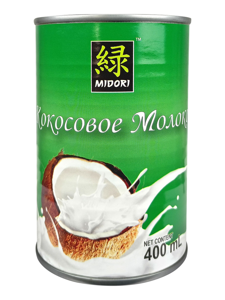 Кокосовое молоко 7% Midori, 400 мл #1