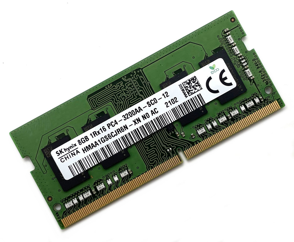 Hynix Оперативная память DDR4 8Gb 3200 Mhz PC4-3200AA SoDimm HMAA1GS6CJR6N-XN 1x8 ГБ (HMAA1GS6CJR6N-XN) #1