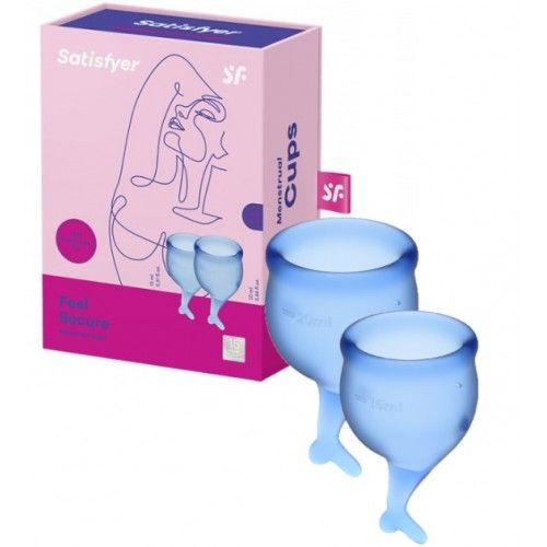 Набор менструальных чаш Satisfyer Feel Secure синий #1